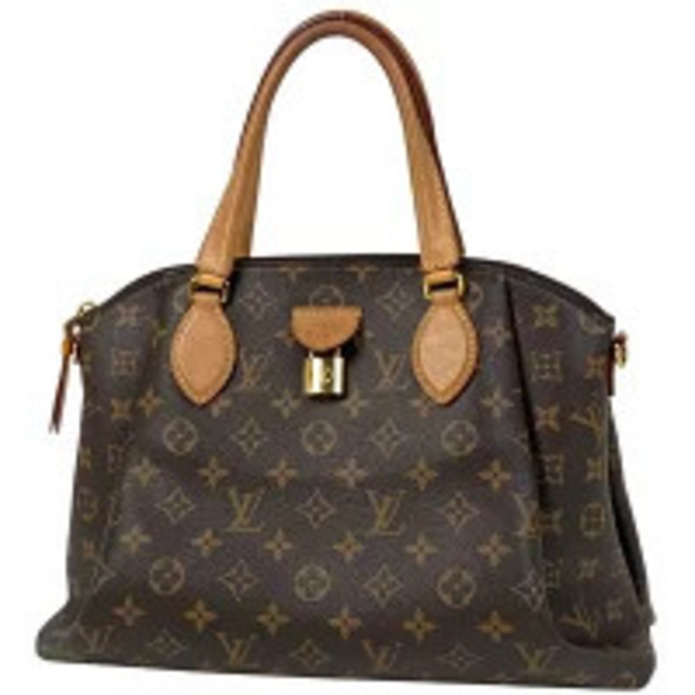 Louis Vuitton Rivoli Shoulder Bag Handbag Monogram Brown